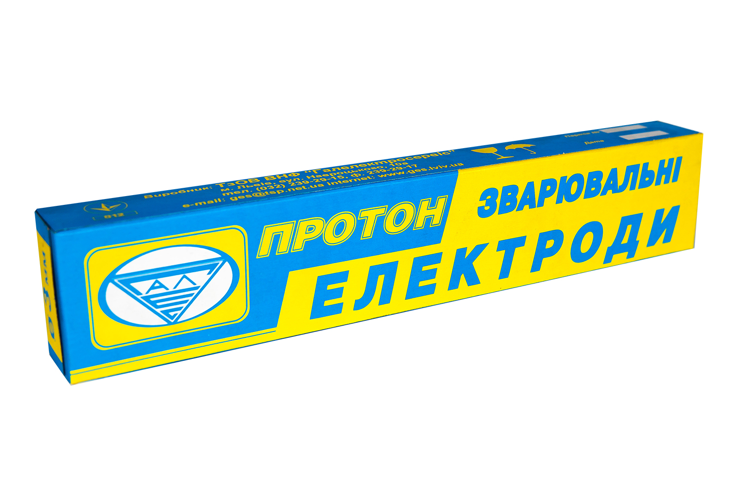 Електроди зварювальні ПРОТОН УОНИ-13/55 д 4 мм, пакування 5 кг